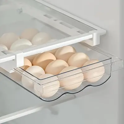 Refrigerator Egg Storage Tray, Refrigerator Hanging Egg Storage Box, Egg Storage Organizer, Summer Essentials Refrigerator D...