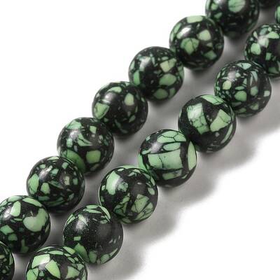 Synthetic Gemstone Dyed Beads Strands