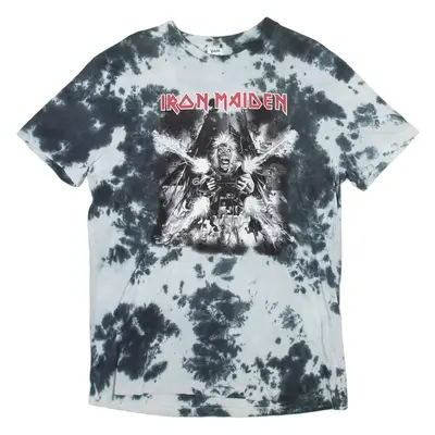 VIVELA Iron Maiden Slim Fit Mens Band T-Shirt Blue XL