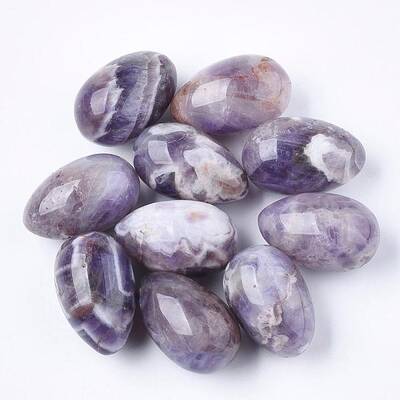 Natural Amethyst Gemstone Egg Stone