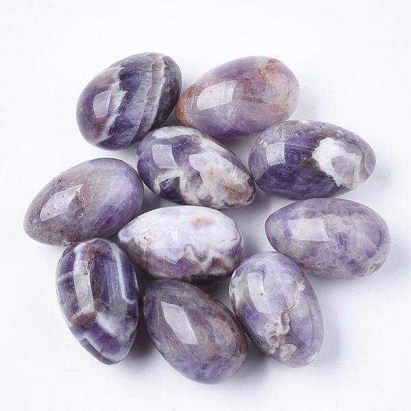 Natural Amethyst Gemstone Egg Stone