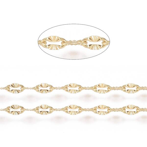 Ion Plating(IP) 304 Stainless Steel Textured Dapped Chains