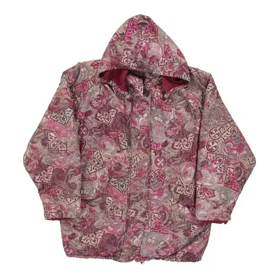 Vintage Unbranded Ski Jacket - Large Pink Nylon