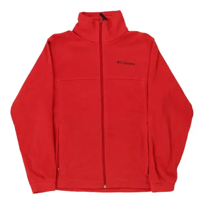 Age 14-16 Columbia Fleece - XL Red Polyester
