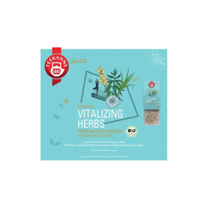 Teekanne Bio Luxury Bag - Vitalizing Herbs, 20 sachets (60 g)