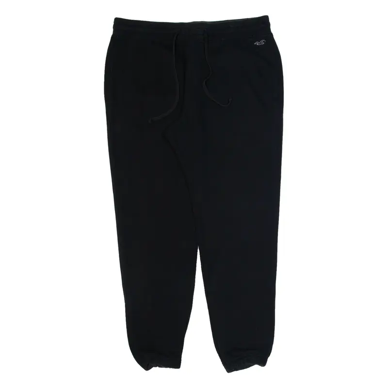 HOLLISTER Womens Joggers Black Tapered XL W34 L28