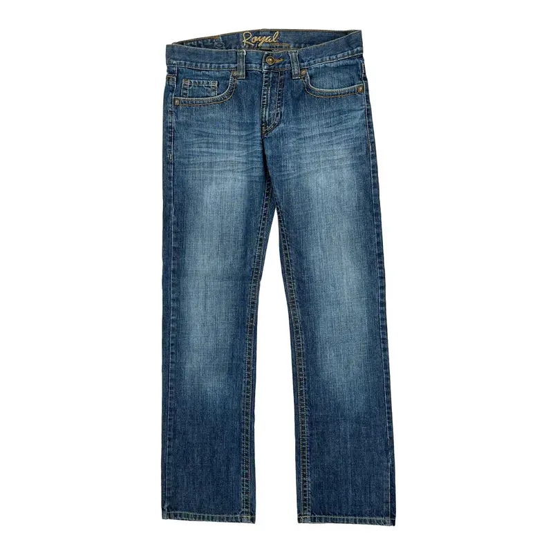 Hip Hop Royal Jeans - 31W UK 10 Blue Cotton