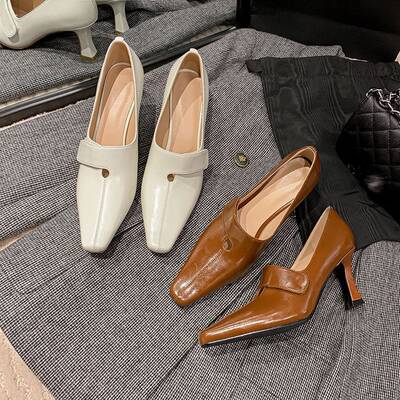 CHIKO Dofi Square Toe Stiletto Pumps Shoes