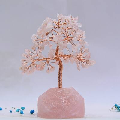 Natural Rose Quartz Display Decoration