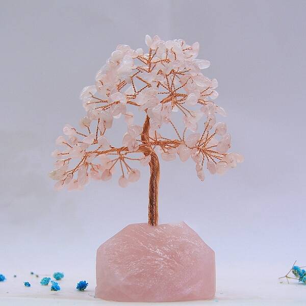 Natural Rose Quartz Display Decoration