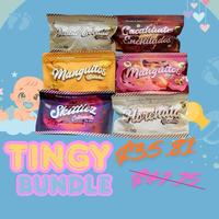 Tingy Bundle - 6 items double cocada , horchata bundle , cacahuates , manguitos durazno, skittiez culiacancito , manguitos na...