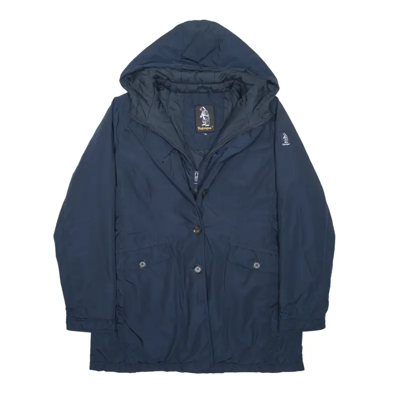 REFRIGUE Parka Coat Blue Womens XL