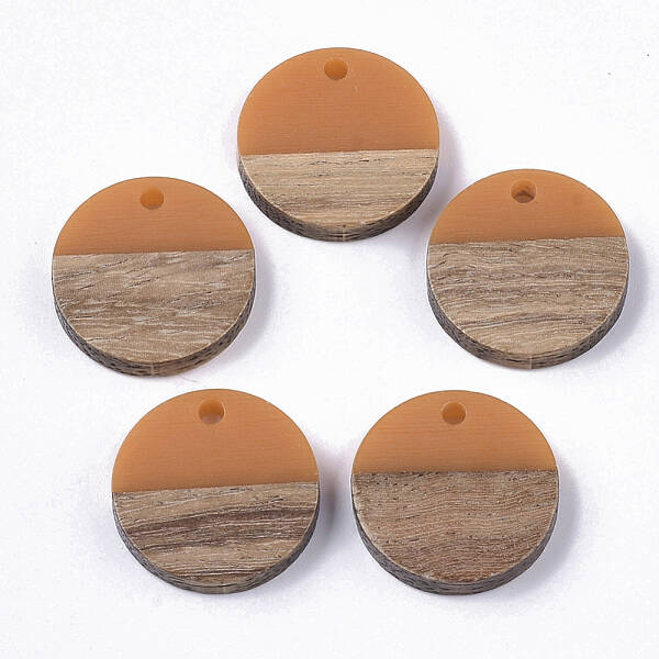 Resin & Walnut Wood Pendants