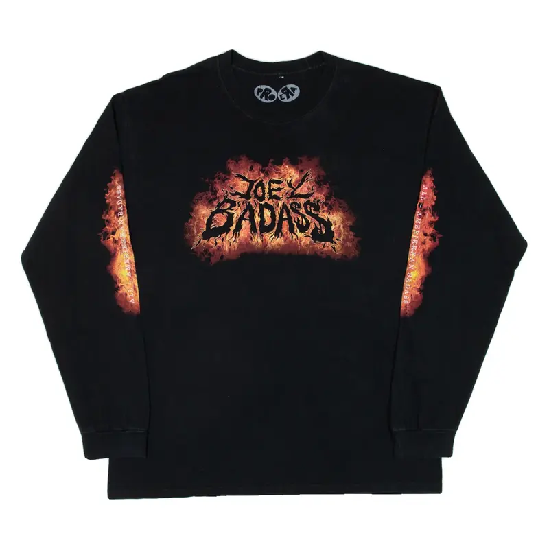 PRO ERA Joey Badass Mens T-Shirt Black Long Sleeve L