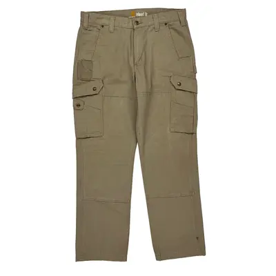 Carhartt Cargo Trousers - 34? Waist Khaki Cotton
