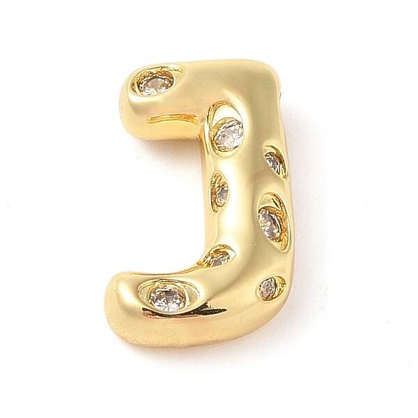 Brass Micro Pave Clear Cubic Zirconia Pendant