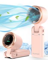 Portable Handheld Turbo Fan,4000mAh Battery, 5 Gear Wind, 10H Cooling , 3-in-1 Portable Fanwith Air Turbo Tech Cooling Fan fo...