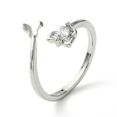 Bass Micro Pave Cubic Zirconia Ring