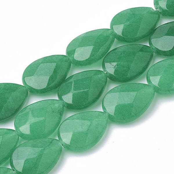 Natural White Jade Beads Strands