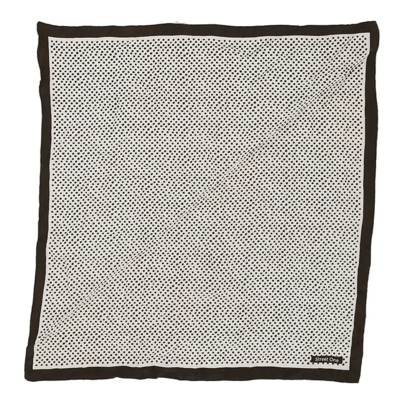 Street One Polka Dot Scarf - No Size Black & White Polyester