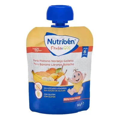 Nutribén Fruit & Go! Pear, banana, orange and biscuit 90 g