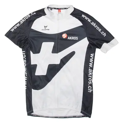 CUORE Full Zip Cycling Mens Jersey Black XL