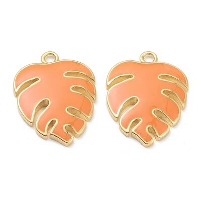 Brass Enamel Pendants