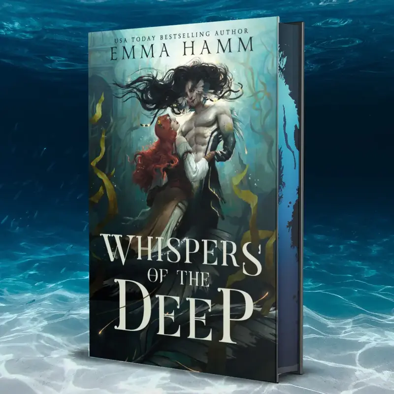 Whispers of the Deep - Merman Monster Romance - Signed Special Edition Hardcover - Deep Waters Book #1