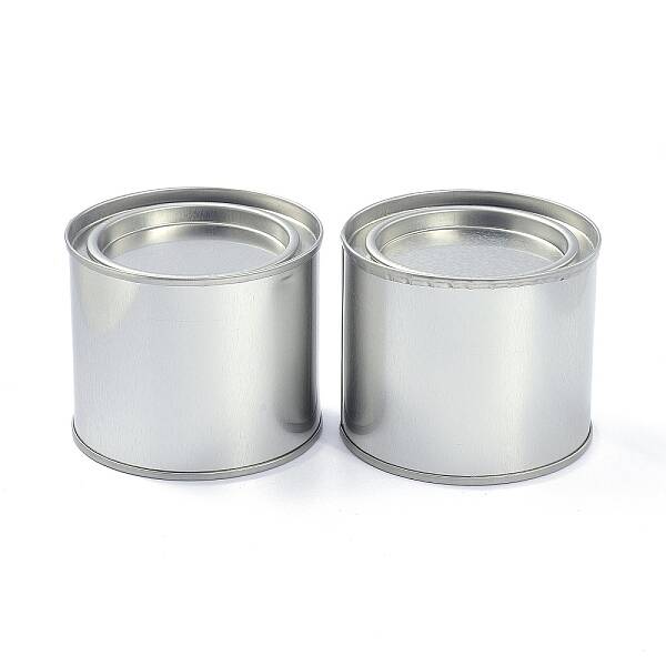 (Defective Closeout Sale: Scratch and Bump)Round Tinplate Box