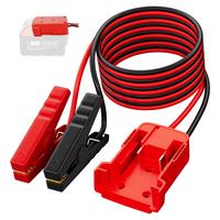 Car Battery Jump Starter Cable, 12awg 5.9ft Length Car Powerbank Jumper Cable with Adapter, Suitable for 18v & 20v Dcb Batter...