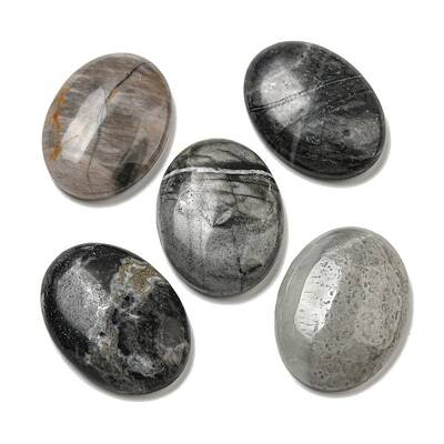 Natural Picasso Jasper Cabochons