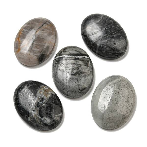 Natural Picasso Jasper Cabochons
