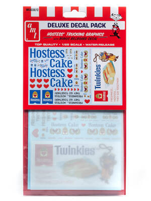 Hostess Trucking Decals with Bonus Billboard Decal for 1/25 Scale Models by AMT