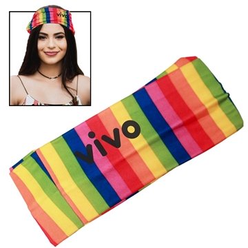 10 Customized Rainbow Headband - Knotted Design