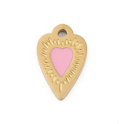 304 Stainless Steel Enamel Charms