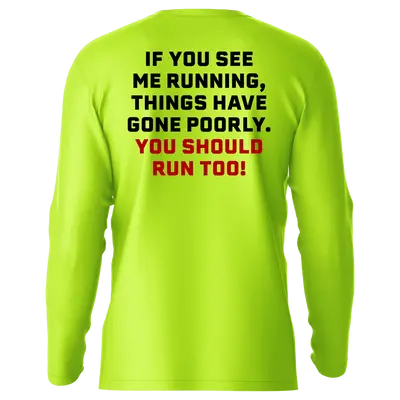 Run - Hi-Visibility UPF 50 Long Sleeve Sun Shirt
