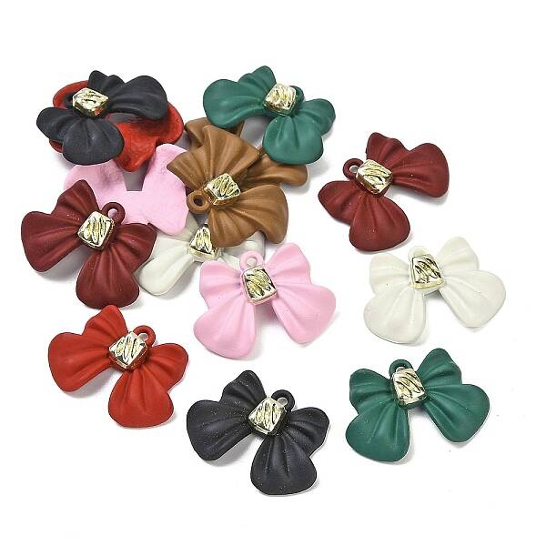 Spray Paint Alloy Pendants