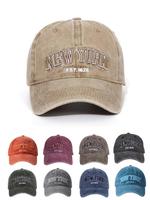 New York Embroidery Baseball Cap, Casual Outdoor Sports Hat for Men & Women, Vintage All-match Sun Hat for Daily Wear, Trucke...