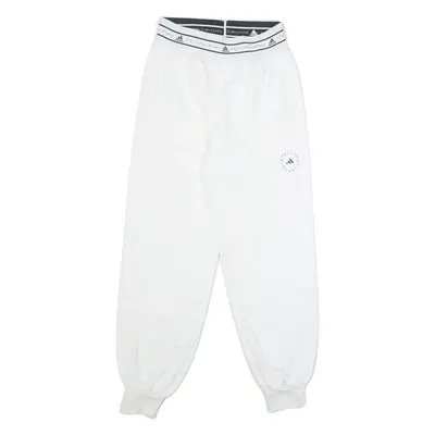 ADIDAS BY STELLA MCCARTNEY Mens Joggers White Tapered S W24 L27