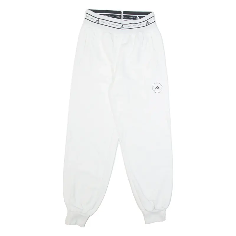ADIDAS BY STELLA MCCARTNEY Mens Joggers White Tapered S W24 L27