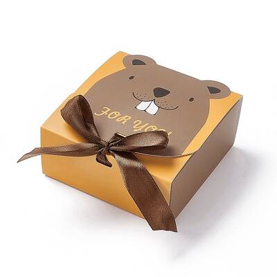 Cartoon Cardboard Paper Gift Box