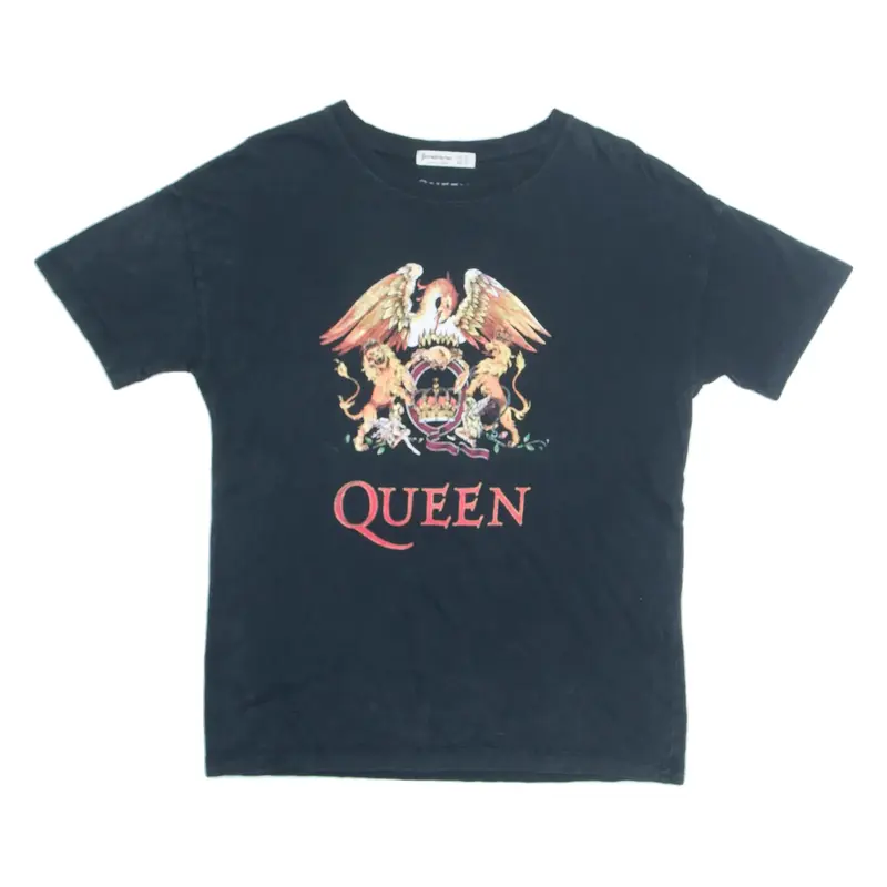 STRADIVARIUS Queen Womens T-Shirt Grey XS