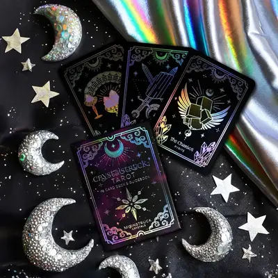 SILVER Crystalstruck Tarot (Limited Edition) tarot card crystal game set