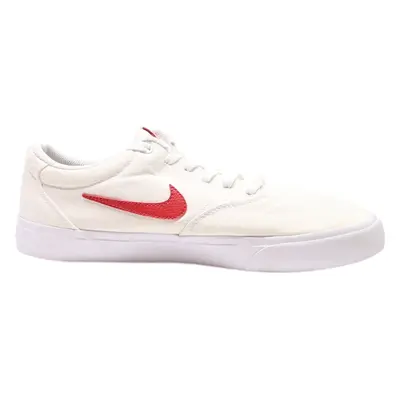 NIKE Charge Low Top Trainers White Canvas Mens UK 9.5