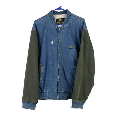 K-Products Varsity Jacket - Medium Blue Cotton