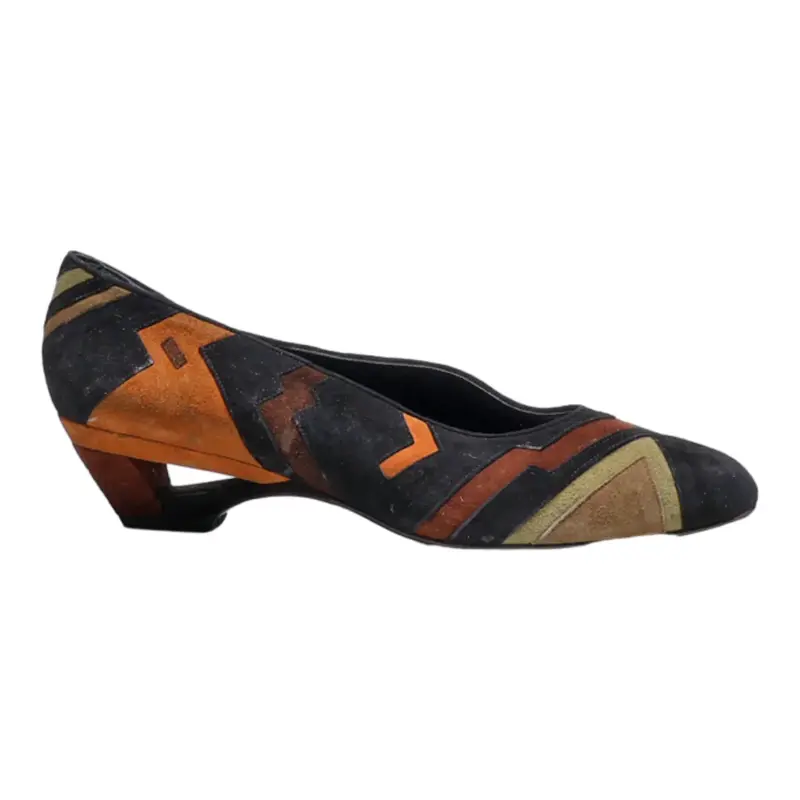 STUART WELTZMAN Pump Heels Brown Suede Womens UK 6