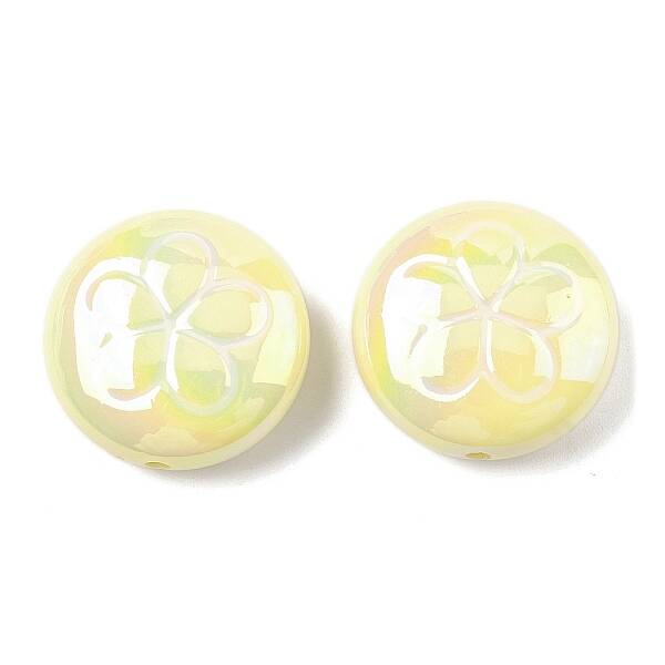 2Pcs UV Plating Acrylic Beads