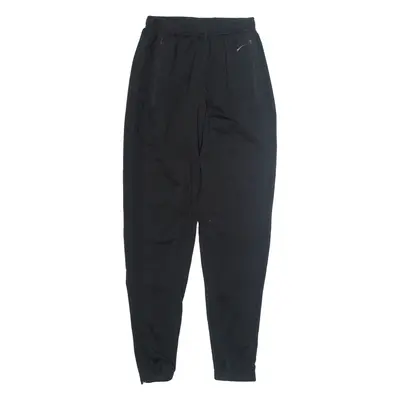 NIKE DRI FIT Mens Track Pants Black Tapered S W12 L29