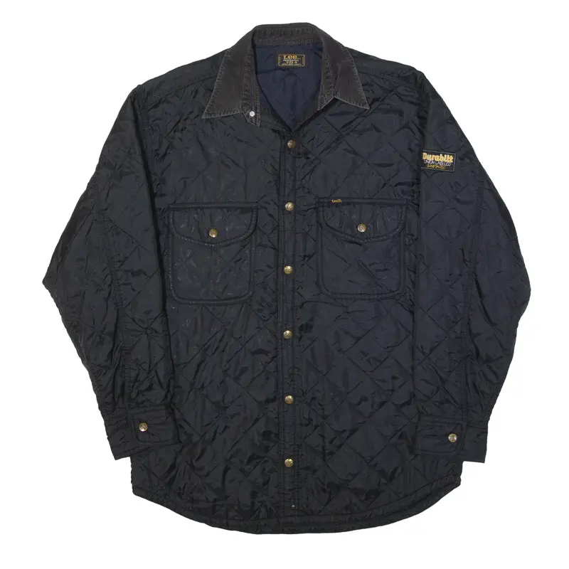 LEE Quilted Jacket Black Mens S