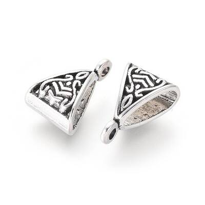Tibetan Style Alloy Tube Bails